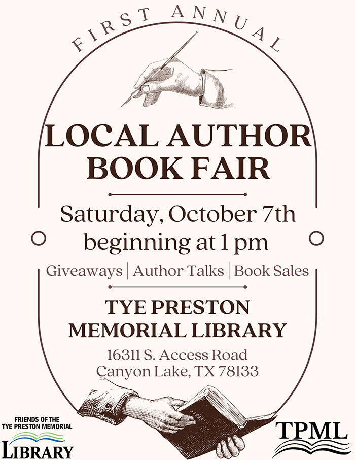 Local Author Book Fair Flyer