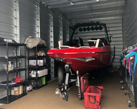 boat in storage