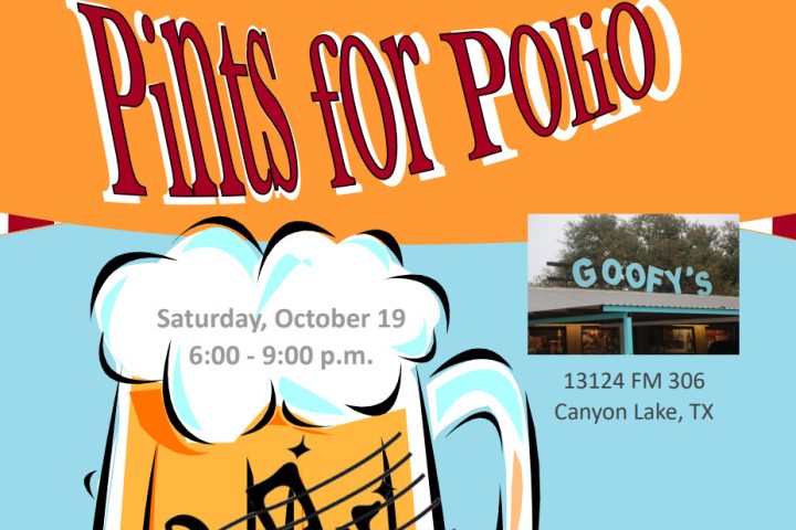 pints for polio flyer