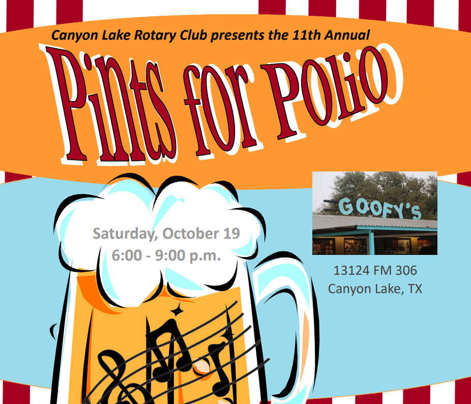 pints for polio flyer