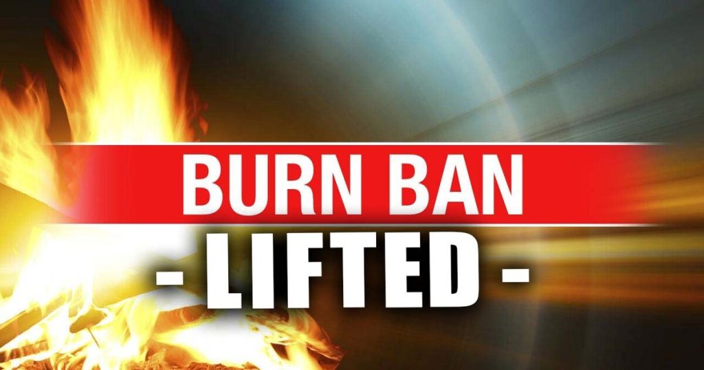 burn ban sign