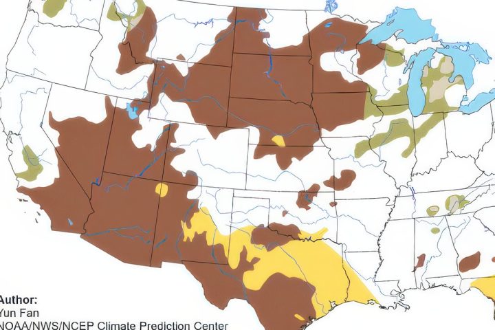 U.S. drought map