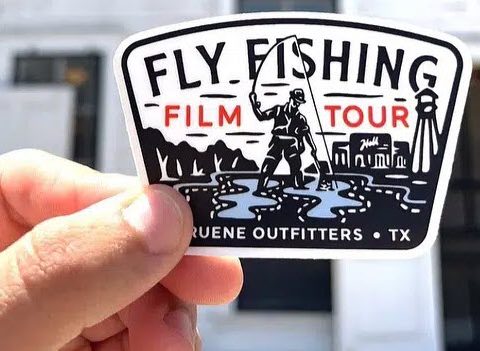 fly fishing sticker