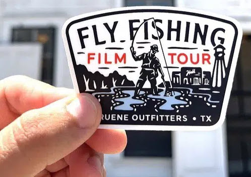 fly fishing sticker