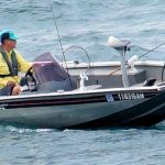 boat in canyon lake