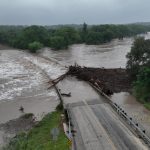 flooded bridge